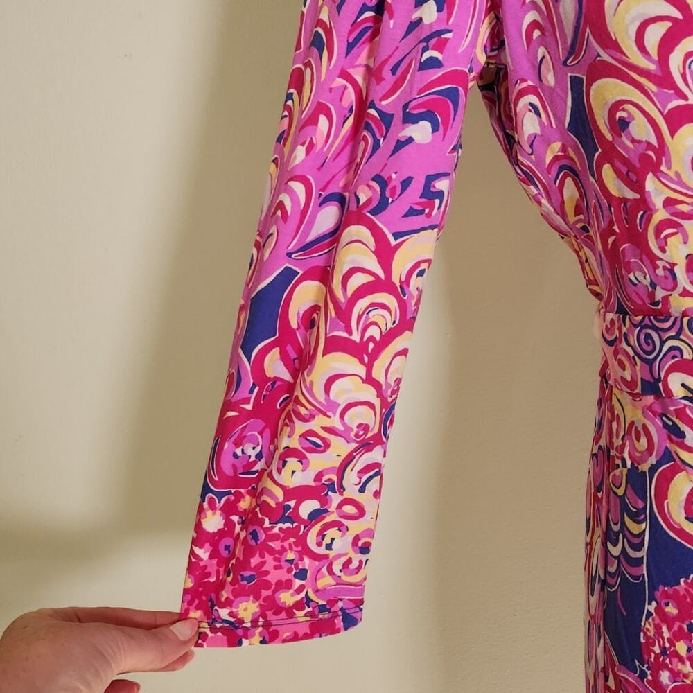 LILLY PULITZER Karlie Wrap Romper, Size Medium - Picture 8 of 14